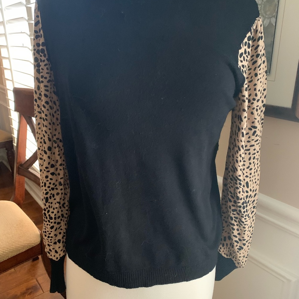 89th & Madison, size SP black sweater knit with polyester/rayon